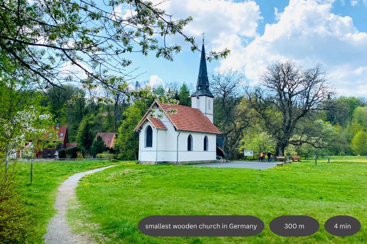 Happyhome Harz: Cozy Retreat with Hiking Trails & Stream Elend Exterior photo